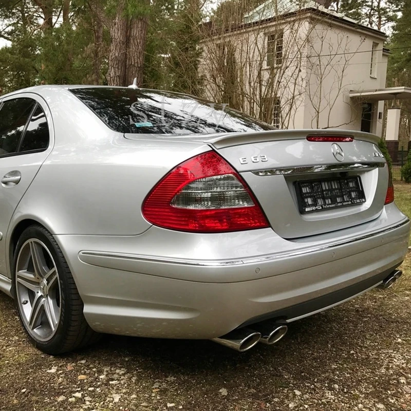 For Mercedes Benz E-Class W211 E180 200 260 300 320 240 230 280 35 Rear Roof Trunk Lid Spoiler Wings Car Tuning Accessories Part - view 4