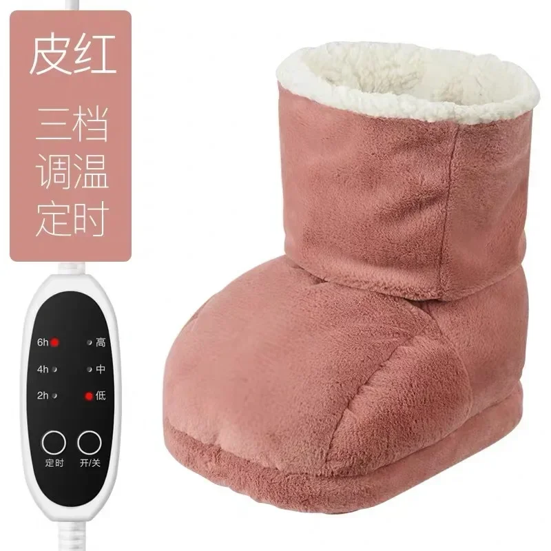 Adjustable Electric Heating Insoles Safe Warm Your Feet Winter Usb Foot Warmer Best-selling Plush Warm Slippers Washable Durable