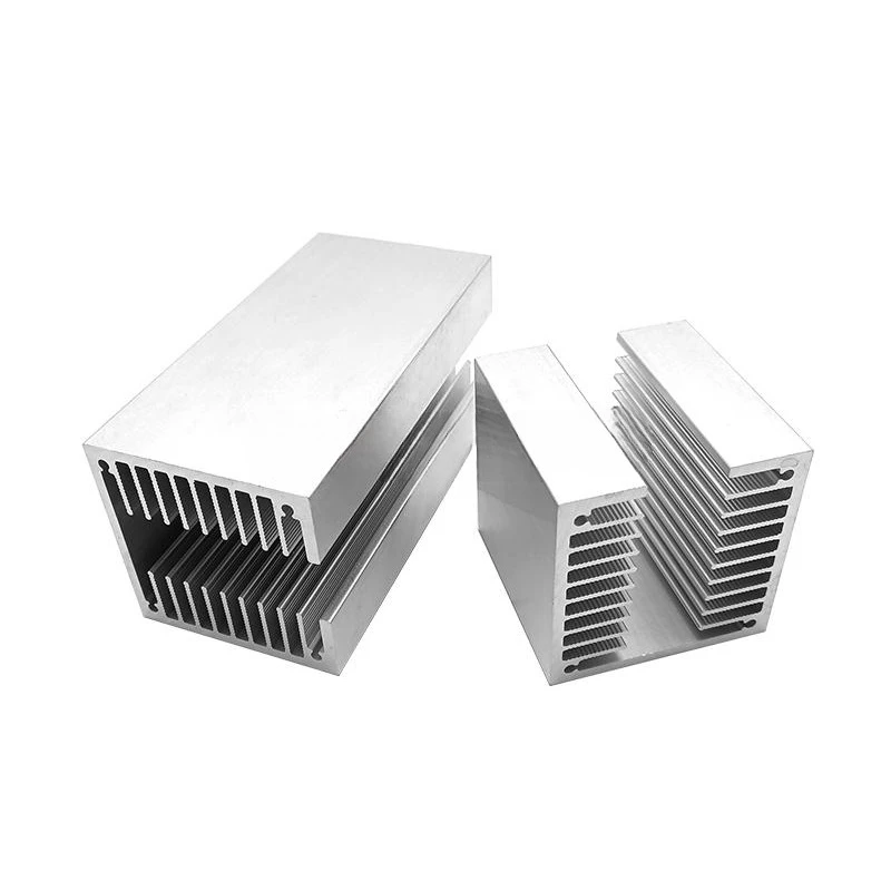 40x40x100mm 50x50x100mm U-slot High Power Aluminium Heatsink for CPU Power Triode Cooling