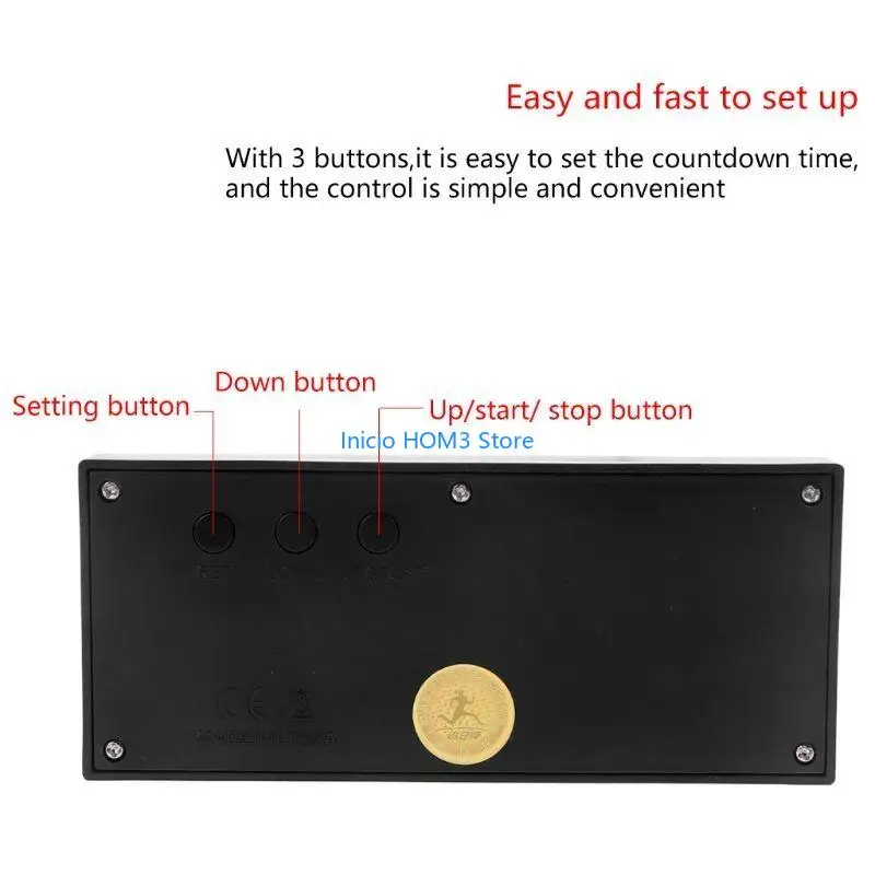 A5YD Upgraded Digital Countdown Days Timer Upgraded Big Days Count Down Clock for Vacation Retirement Wedding Holiday