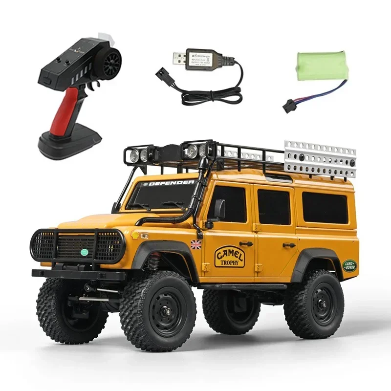 

MN111 D110 RTR KIT Version 1/18 4WD Climbing Car Toys 180 Motor LED Light Portal Axle Aluminum Body Shell Remote Control Car
