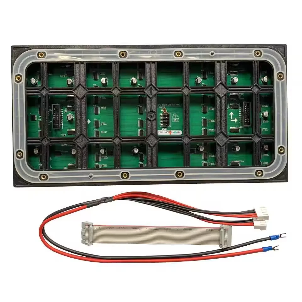 P4 실외 LED 모듈 320*160mm 패널 IP65 방수 6000니트 밝기 RGB 컬러 광고 화면 고정 설치용