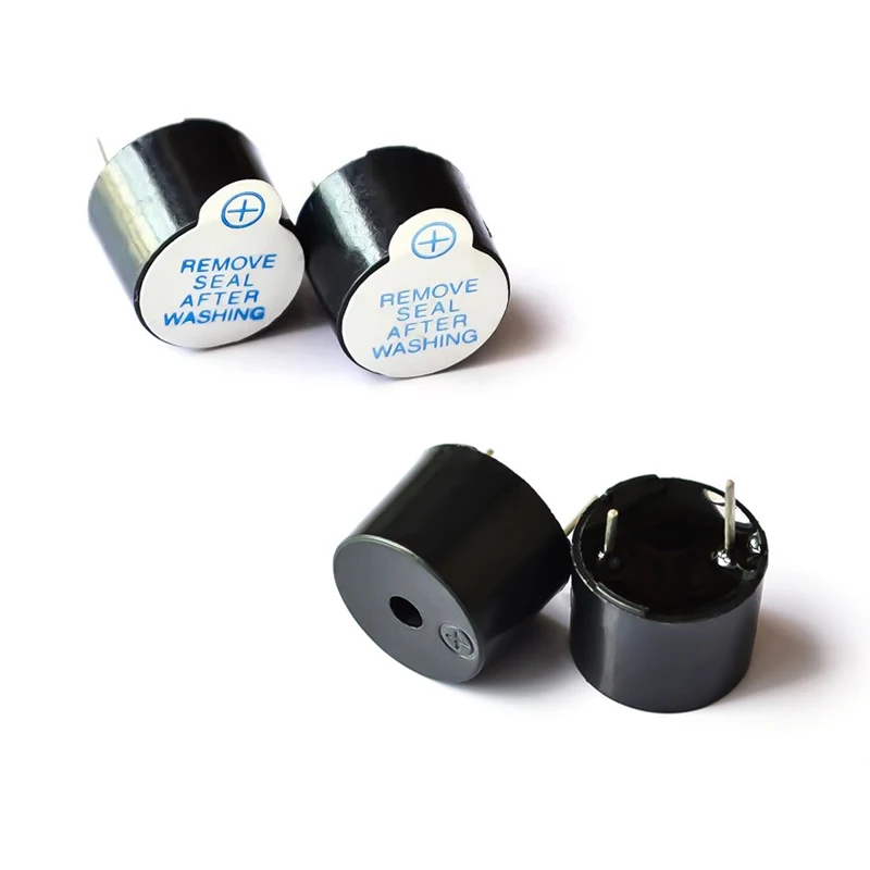 10-1000Pcs 5V Active Buzzer 5V Passive Buzzer Electromagnetic 9.5MM Split SOT Plastic Sealed Tube Long Sound