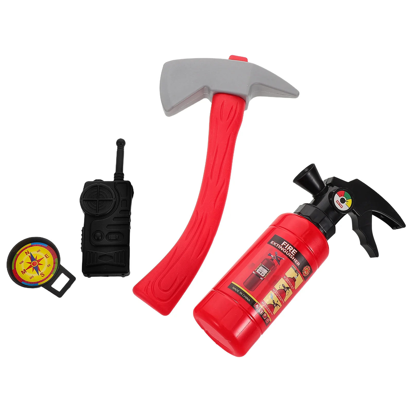 

1 set Children Firefighter Set Realistic Pretend Play Props Mini Extinguisher Toy Firefighting Party Favors Kids Gear Role Play