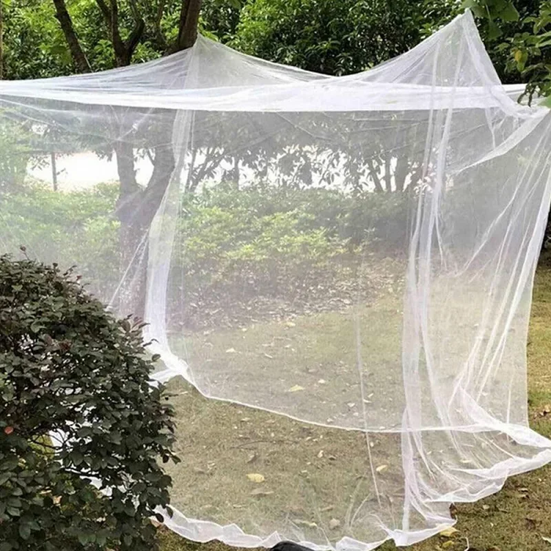 Camping Mosquito Net Indoor Outdoor Insect Tent Travel Repellent Tent Insect Reject 4 Corner Post Canopy Curtain Bed Hanging Bed