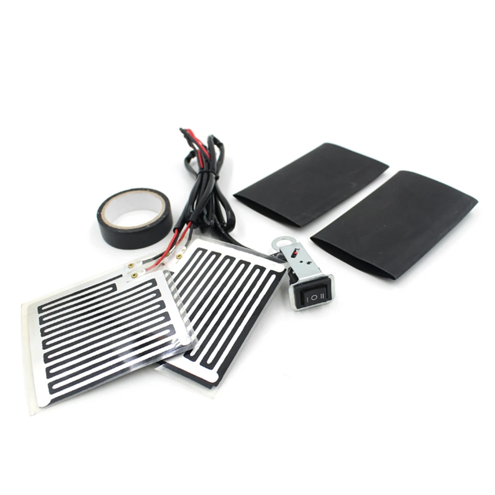 12V Motorcycle Heated Handle With Switch Control Universally 12V 15W Motorbike Heated Hand Grips Handlebar Heater Warmer Kit view 4