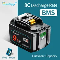 Waitley 18V 9.0Ah Battery for Makita Power Tool BL1830 BL1840 BL1850 BL1860 1890 18 v 18Volt 9000mAh Lithium-Ion Replacement 9Ah