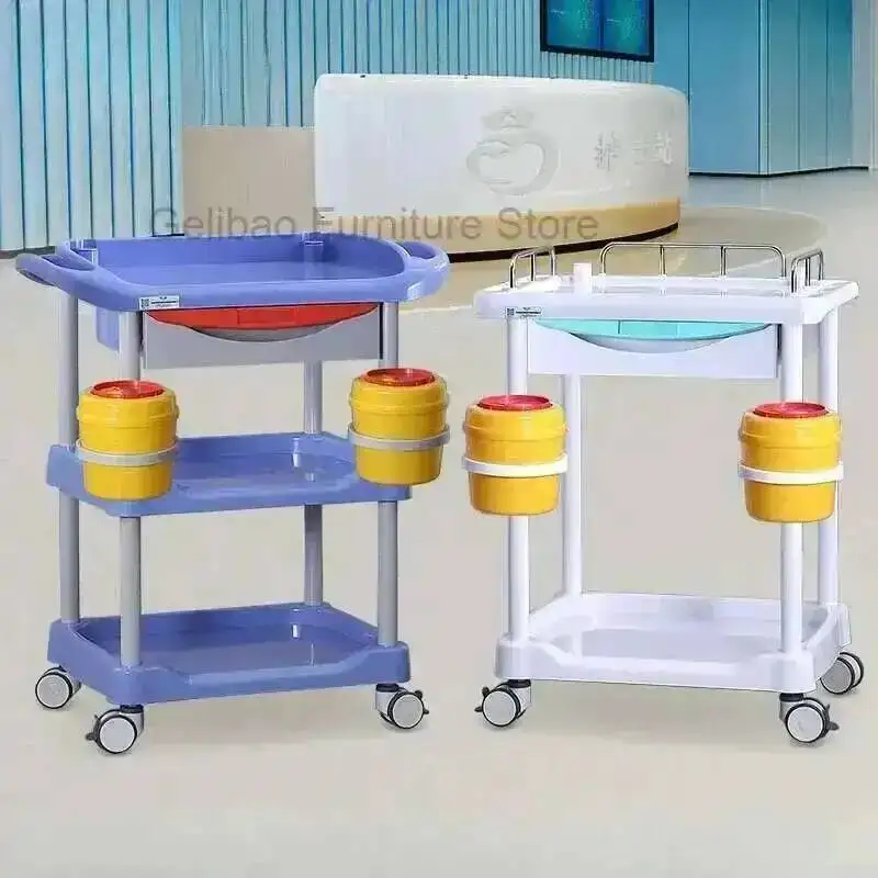 

Food Storage Cart Wheels Serving Salon Trolley Furniture Auxiliary Spa Organizer Beauty Roulette Cosmetic Helper Station Car