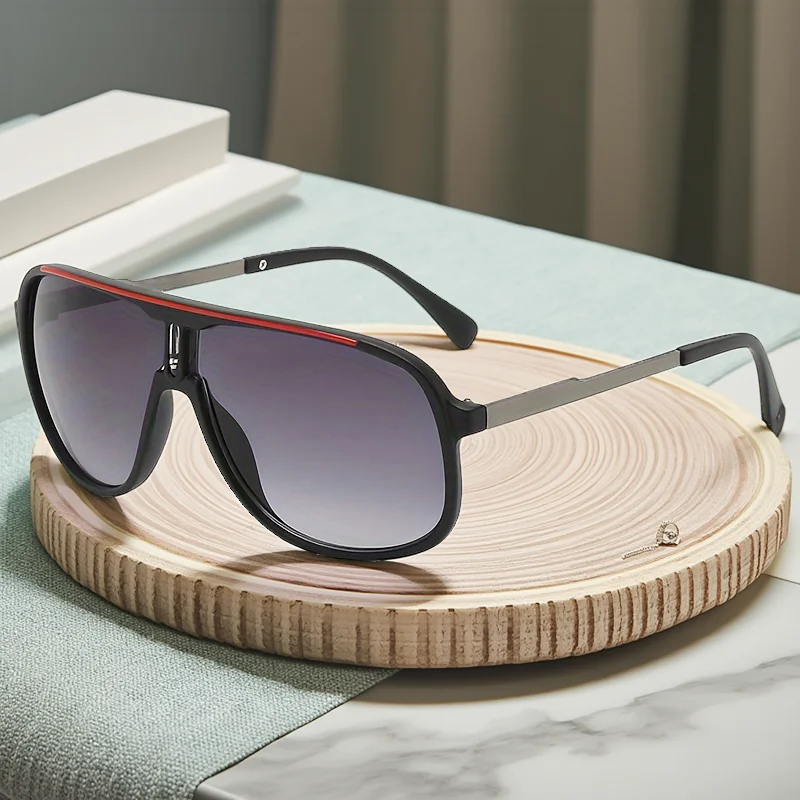 Vintage Square Unisex Men Women Luxury Brand Designer Classic Driving Traveling Rectangle Tropical Vacay Outfits Shades for Man view 5
