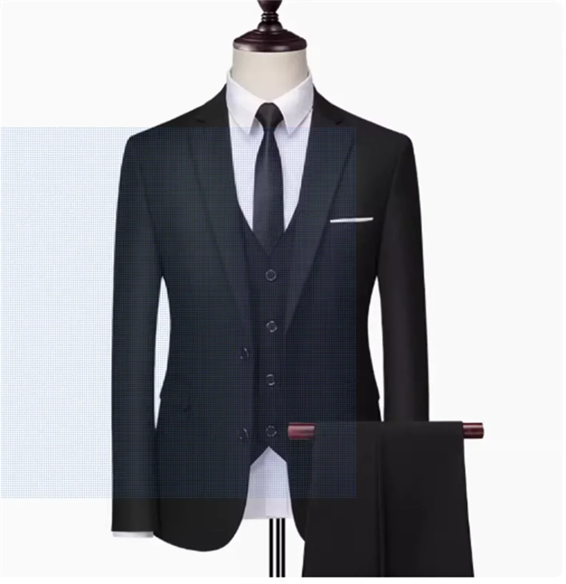 

2026 Suit set for men, Korean version for business, work, and professional formal wear, men's jacket, slim fit single piece top