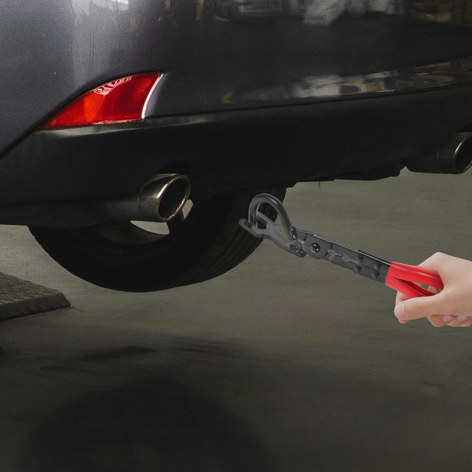 

Exhaust Hanger Removal Tool Heavy Duty Automotive Pliers for Exhaust Pipe Rubber Gasket Disassembly Mechanic Tool