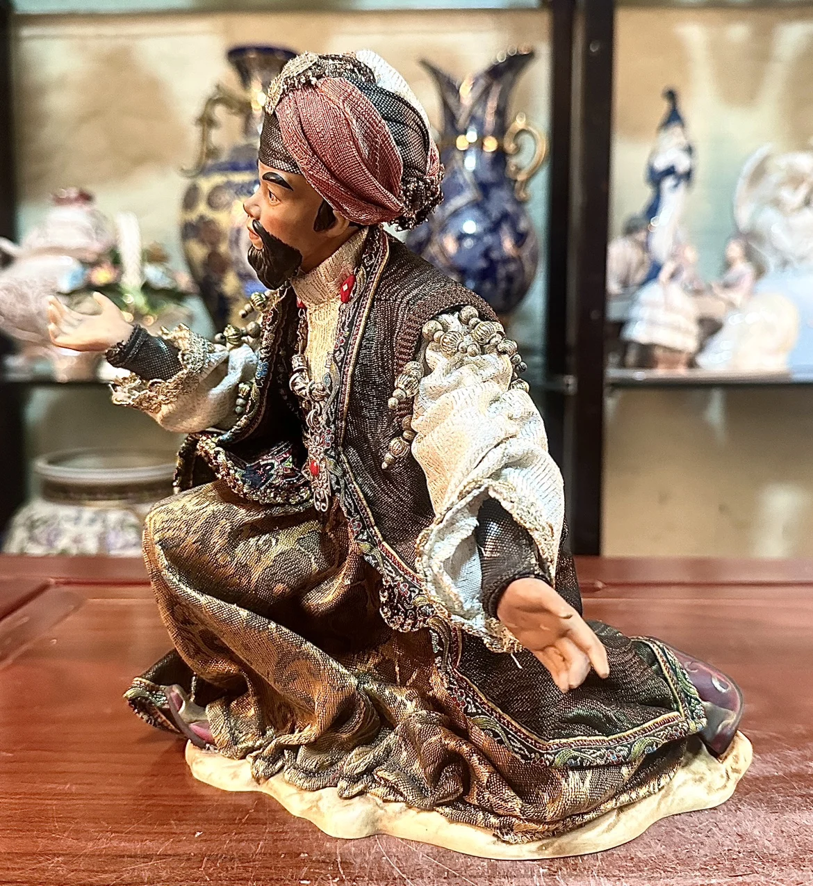 Ceramic Craft Owell Porcelain Western Figure Sculpture Eastern Sage Figurine Jesus Nativity Pilgrim Catholic Figure Home Decor