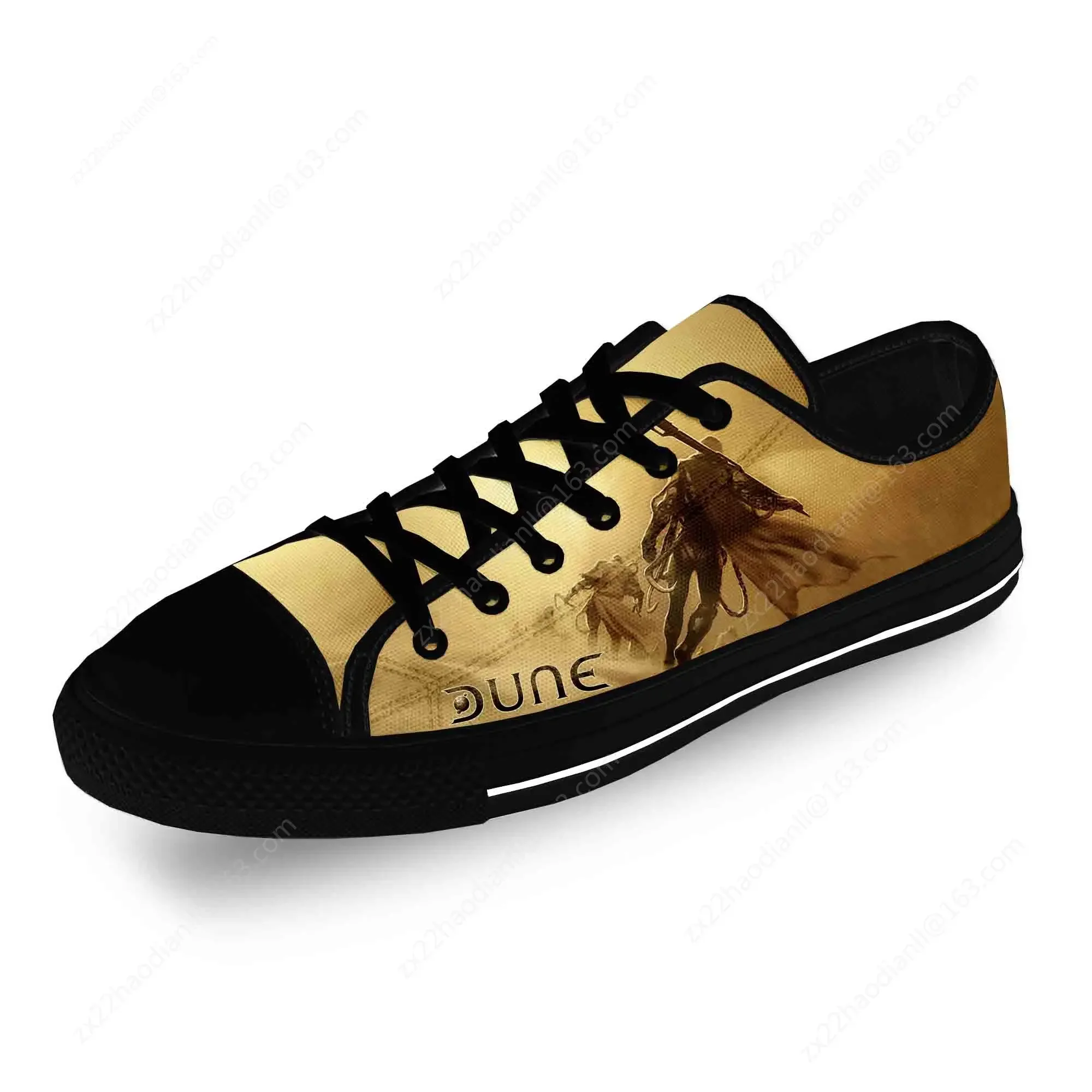 Dune Frank Herbert Science Fiction Casual Cloth Fashion 3D Print Low Top Canvas Shoes Men Women Lightweight Breathable Sneakers