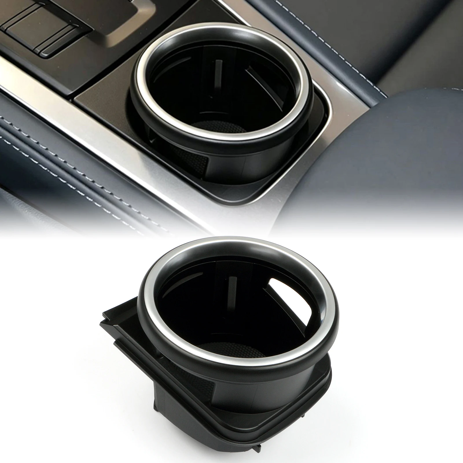 Car Interior Center Console Insert Drink Water Cup Holder Storage Cover For Porsche Boxster 981 Cayman 981 718 982 911 991
