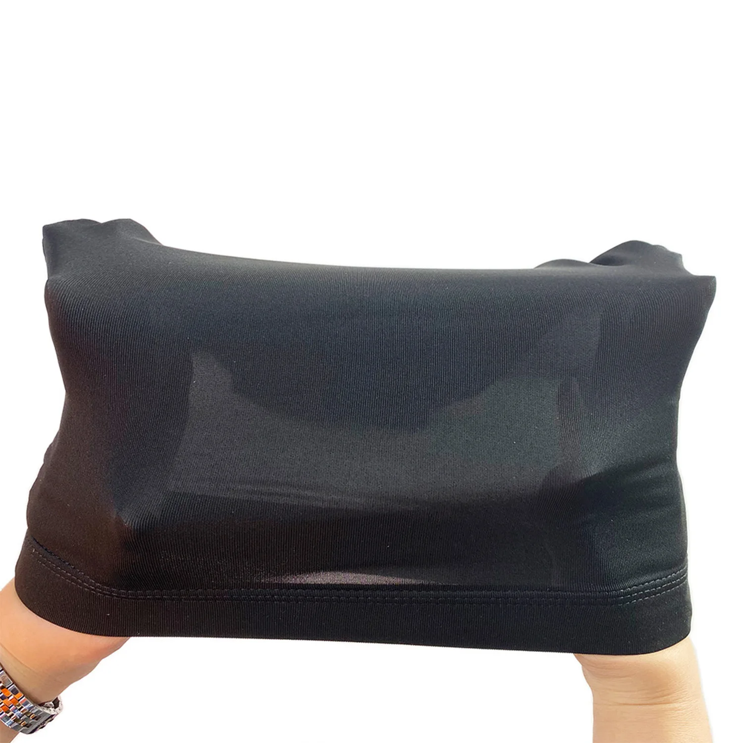 Women's Elastic Long Sleep Cap Closed End Stretchy Hair Cover for Makeup and Night Care Breathable Soft