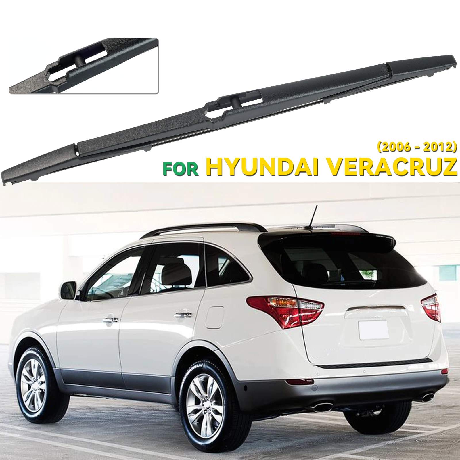 Pióro wycieraczki przedniej szyby do Hyundai Veracruz IX55 Wycieraczka tylnej szyby 2006 2007 2008 2009 2010 2011 Szczotka przeciwdeszczowa