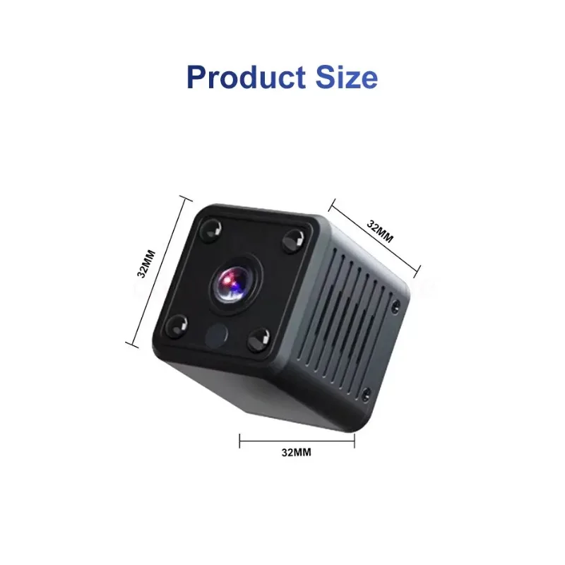 Mini Wifi Camera To Watch with Mobile Secret Ultra Small High Quality Microcamera Full Hd 1080p Portable Sports Miniature Cam