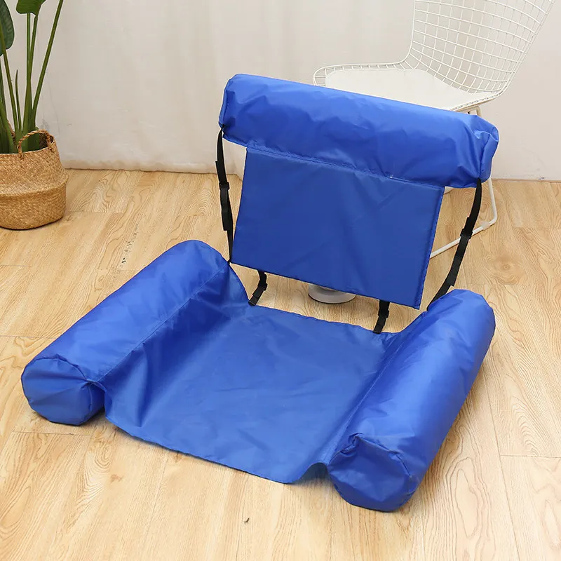 Thickened Oxford Cloth Chaise Lounge Adult Outdoor Swimming Water Recreation Inflatable Floating Bed Summer Leisure Furniture view 4