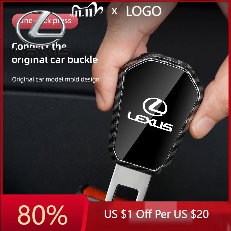 

Горячая новинка 2026: Наклейки для интерьера автомобиля Lexus, удлинители ремней безопасности из цинкового сплава, подходят для F SPORT IS250 IS200 CT20