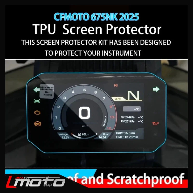 

For CFMOTO 675NK NK650 650 NK 650nk nk650 2025 Motorcycle Dashboard Cluster Screen Protector Instrument Film Accessories