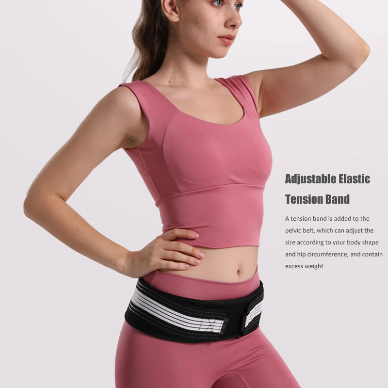 Hip Lower Back Support Brace Sacroiliac SI Joint Belt Pelvic Stabilization Belt for Women Men Sciatica Pelvis Lumbar Pain Relief