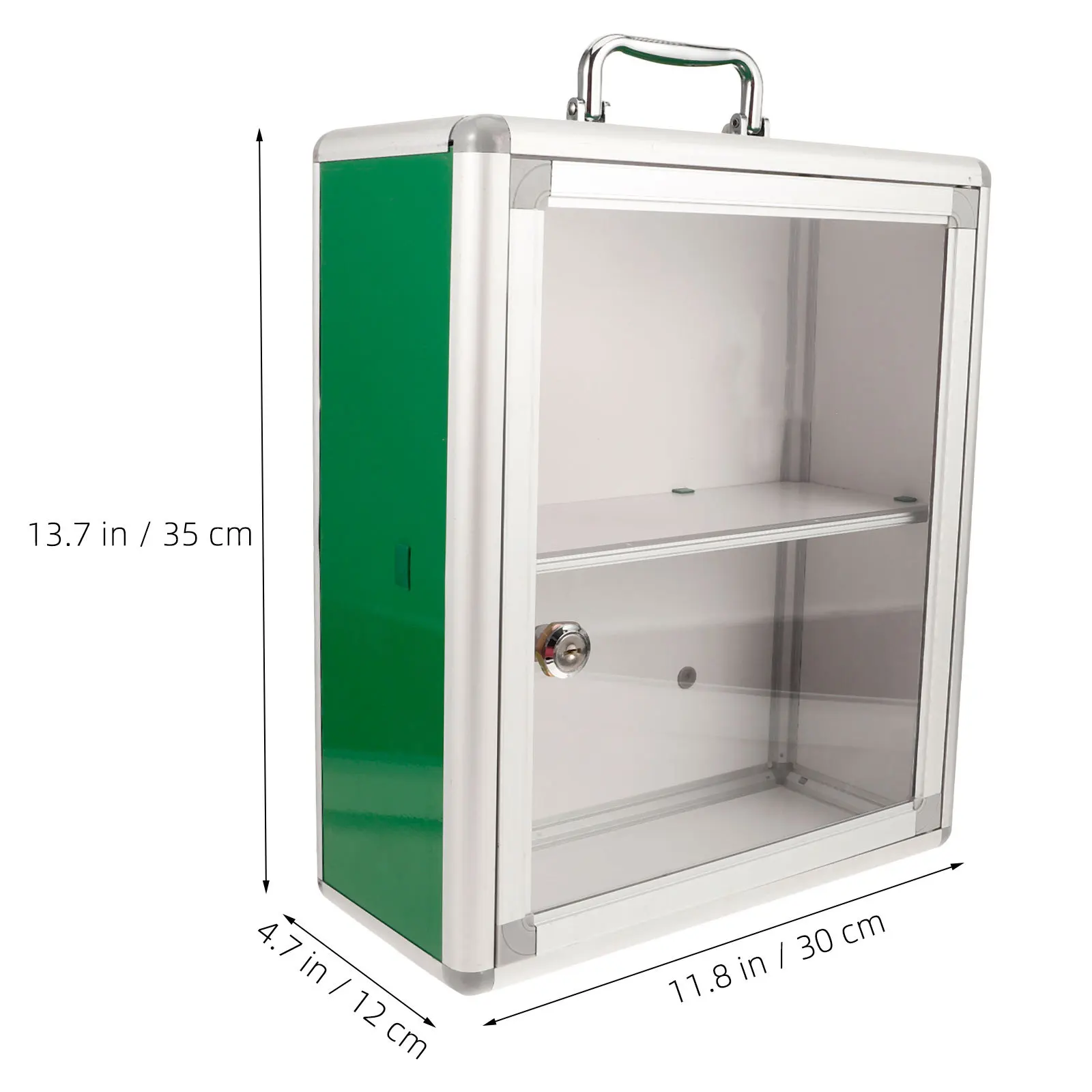 Caja de primeros auxilios de montaje, botiquín Visible, contenedor de almacenamiento de emergencia para colgar en la pared para el hogar, oficina, coche, gran comunidad pública