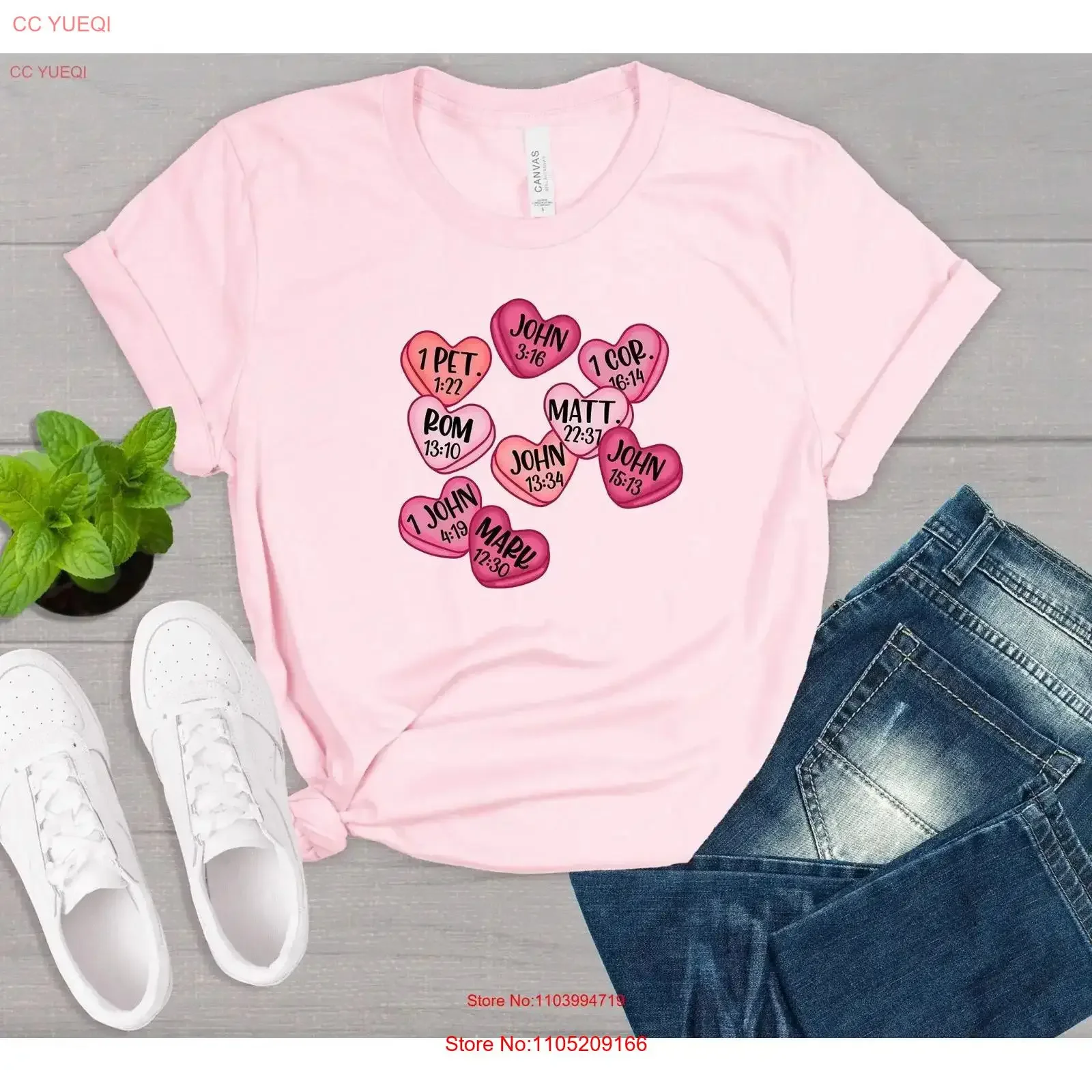 

Библейские версисы молодежная группа подарок подруге Валентина сердце христианская футболка Джерси винтажный мытый мягкий растянутый стильный