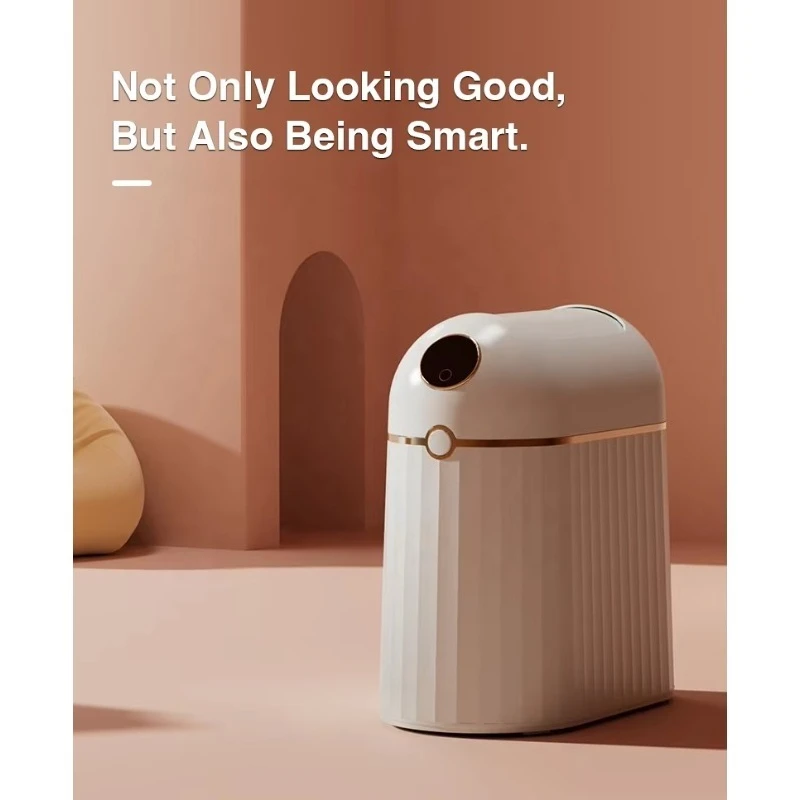 Automatic self-packaging sealing replacement sensor sensing smart trash can