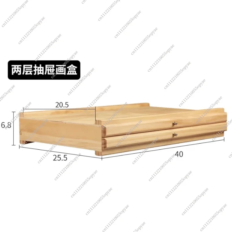 

Art Multifunctional Drawer Storage Box for Colored Pens Markers Portable 4 Layer Painting Case Sketch Easel Set