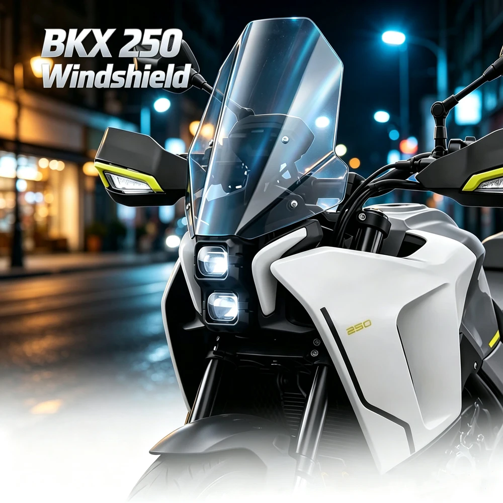 NEW BKX-250 Motorcycle modify Windshield Heightened Windshield Deflector Windproof For Benelli BKX 250 BKX250 Accessories