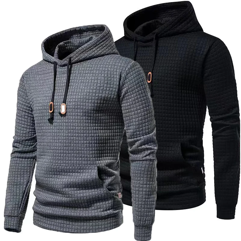 

Men Spring Autumn Soft Elastic Sweatshirt Running Sport Casual Hoodie Parkas Plus Size Male Fitness Jackets Gym Outdoor Coat