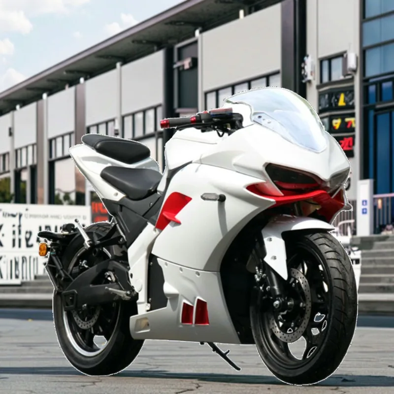 

2025 New Style 2025 New Fashionable High Power Electric Motorcycle With Round Headlight Factory Discount Promotion Price NEV Par