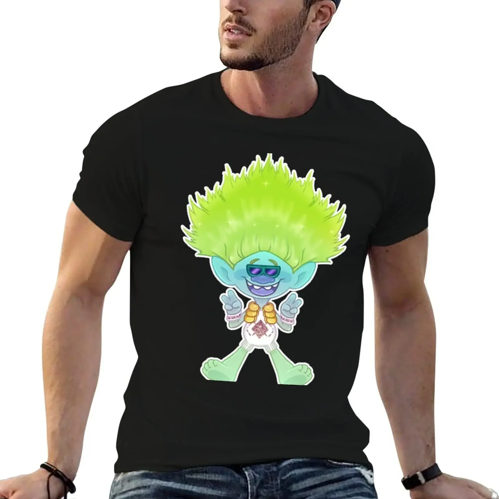 clay trolls band together T-Shirt sublime korean fashion street wear men clothes