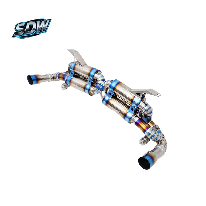 High Flow Titanium Exhaust System for  Huracan Performante Aventador LP700 Urus Valved Sport Exhaust