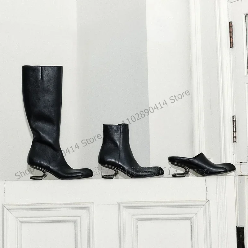 

Black Chicken Claw Design Strange Style Heels Slippers Slip On Women Shoes Fashion Party Banquet Runway 2026 Zapatos Para Mujere