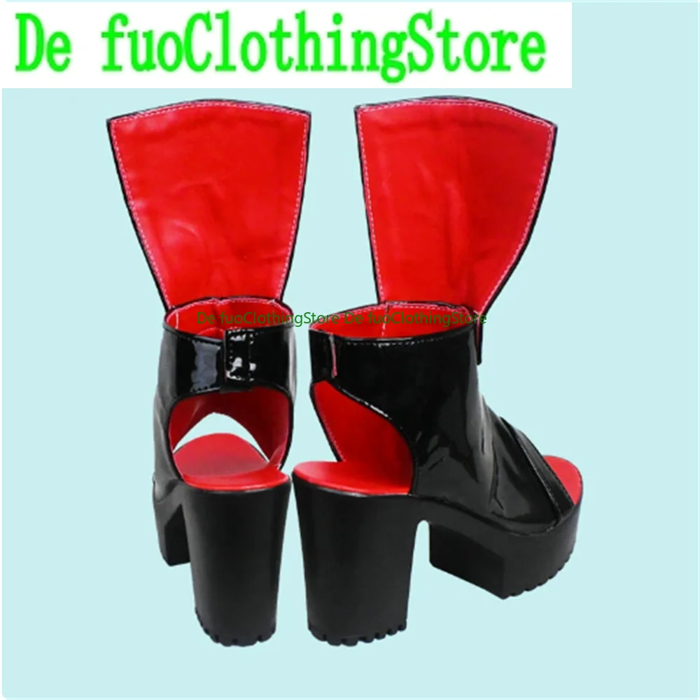 Game Anime Role-playing Wan Sheng Black Ladies High Heels Boots