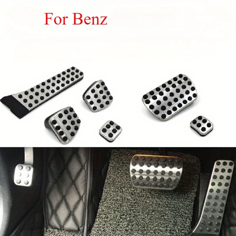 Suitable for Mercedes-Benz C-Class E-Class GLC GLK CLS GLE S Throttle Brake Stainless Steel Pedal