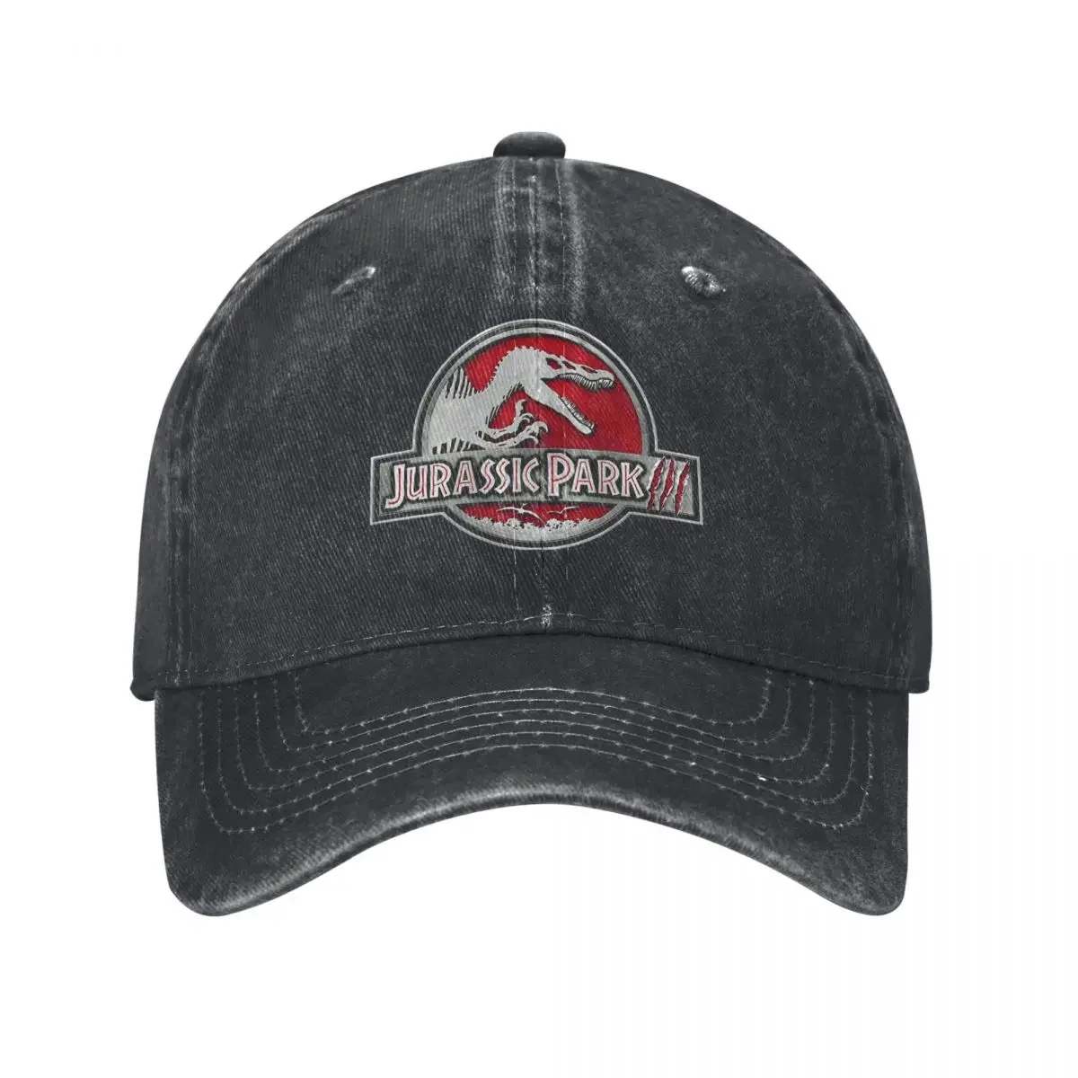 

Jurassic Dinosaur Park Baseball Caps Classic Distressed Washed Movie Film Sun Cap Unisex Outdoor Workouts Adjustable Hat