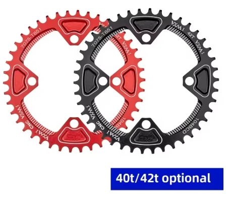 

Велосипед с положительным отрицательным зубом, горный велосипед 104BCD, однодисковый диск 40T 42T, диск из алюминиевого сплава, диск с большим зубом, алюминиевый сплав