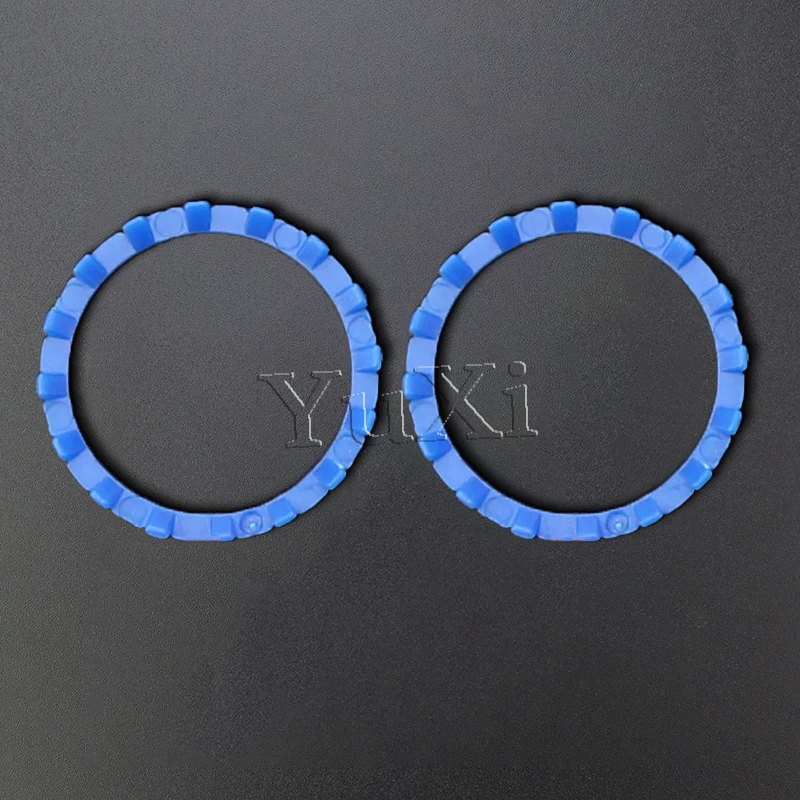 YuXi 1 пара = 2 шт. для контроллера PS5, аналоговые акцентные кольца для большого пальца для Sony Playstation 5 DualSense 5 PS5, сменные аксессуары