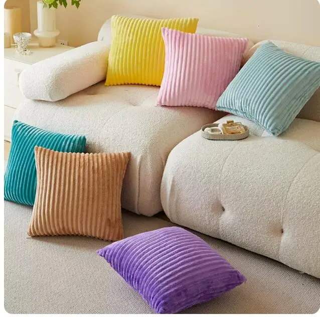 

Corduroy pillowcase sofa sitting room pillowcase office cushion cover