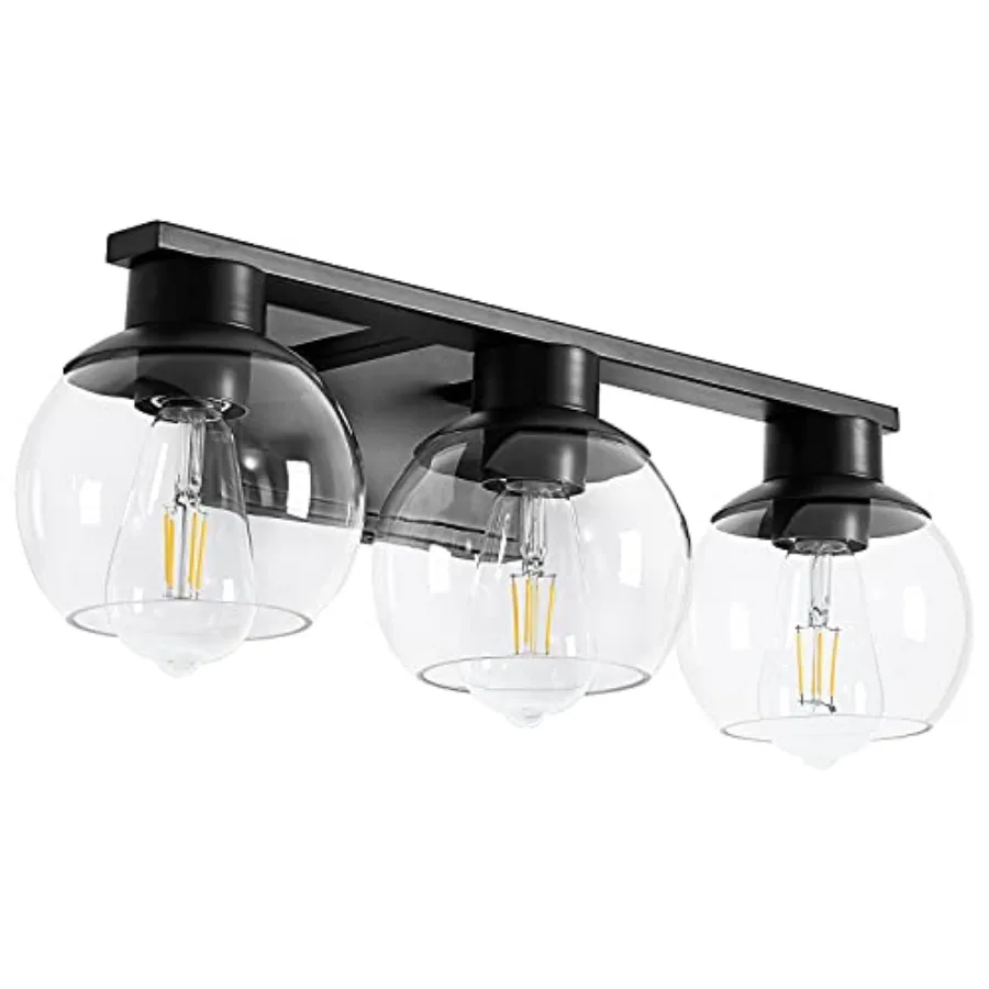 

s Bathroom Vanity s Modern Bathroom ing Fixtures with Globe Glass Shade 22in Matte Wall lamp for Bath Over Mirror Kitchen Cabin