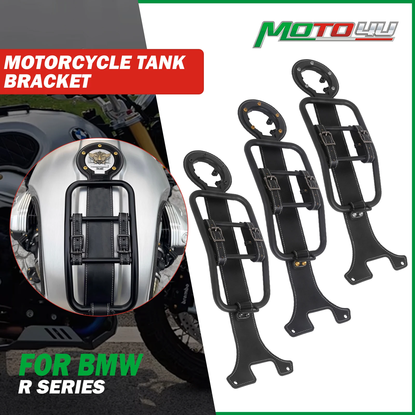 For BMW R NINE T R9T Motorcycle Fuel Tank Luggage Rack Aero Parcel Rack With Screw Middle Decoration