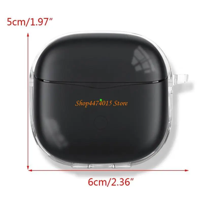 K1AA Kompatibel untuk Soundpeats Air3 Shockproof Wireless Earphone Lengan Tanah Tahan Tahan Housing Washable Cover TPU