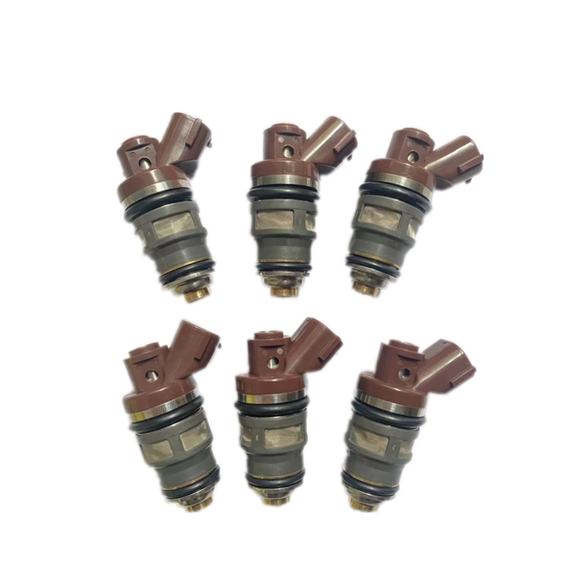 6pcs High performance 800cc E85 fuel injector For Toyota MR2 Celica Supra Turbo 3SGTE 1JZGTE 2JZGTE fuel nozzle 1001-87092