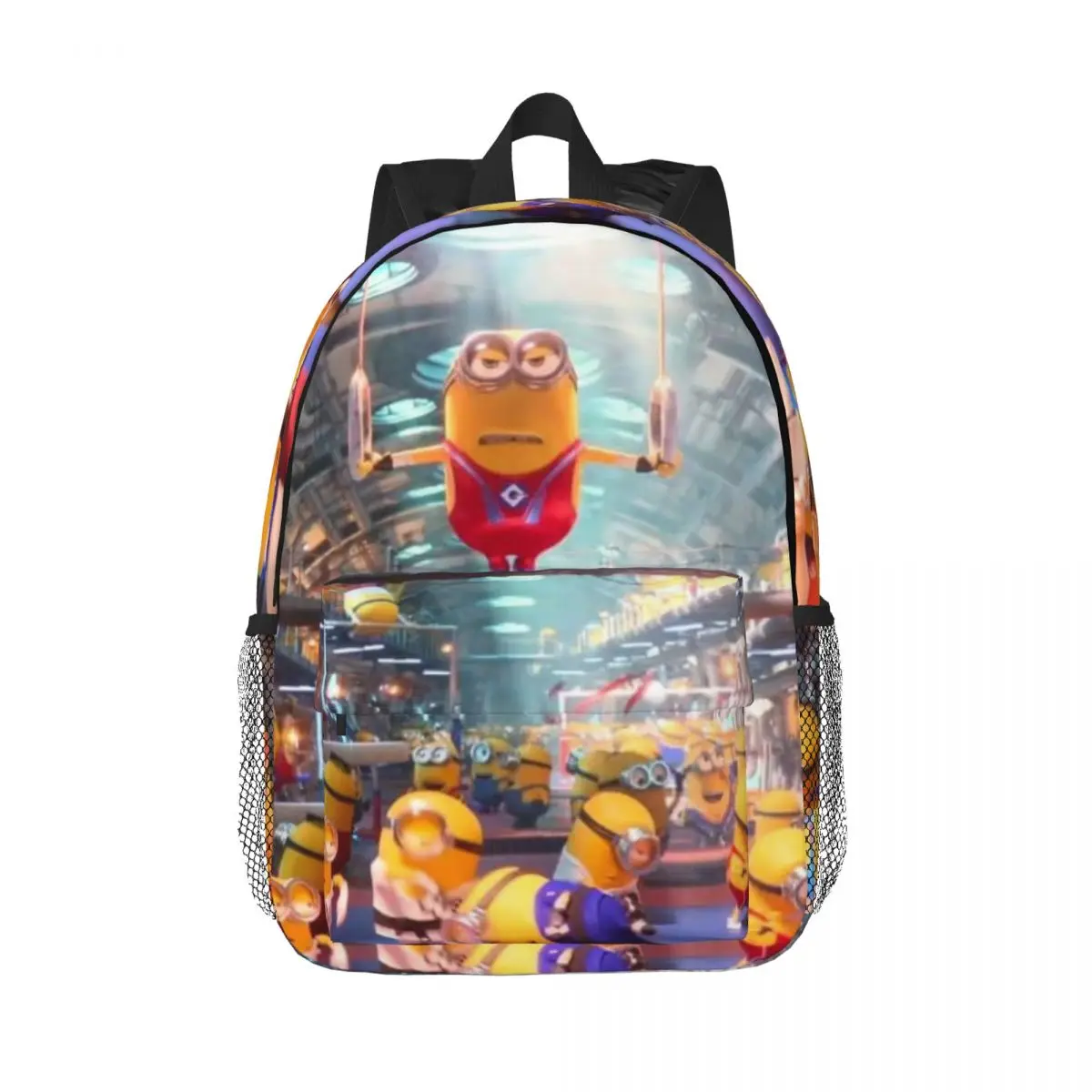M-Minions New Fashionable Pattern School Bag Print Lightweight Backpack 15inch