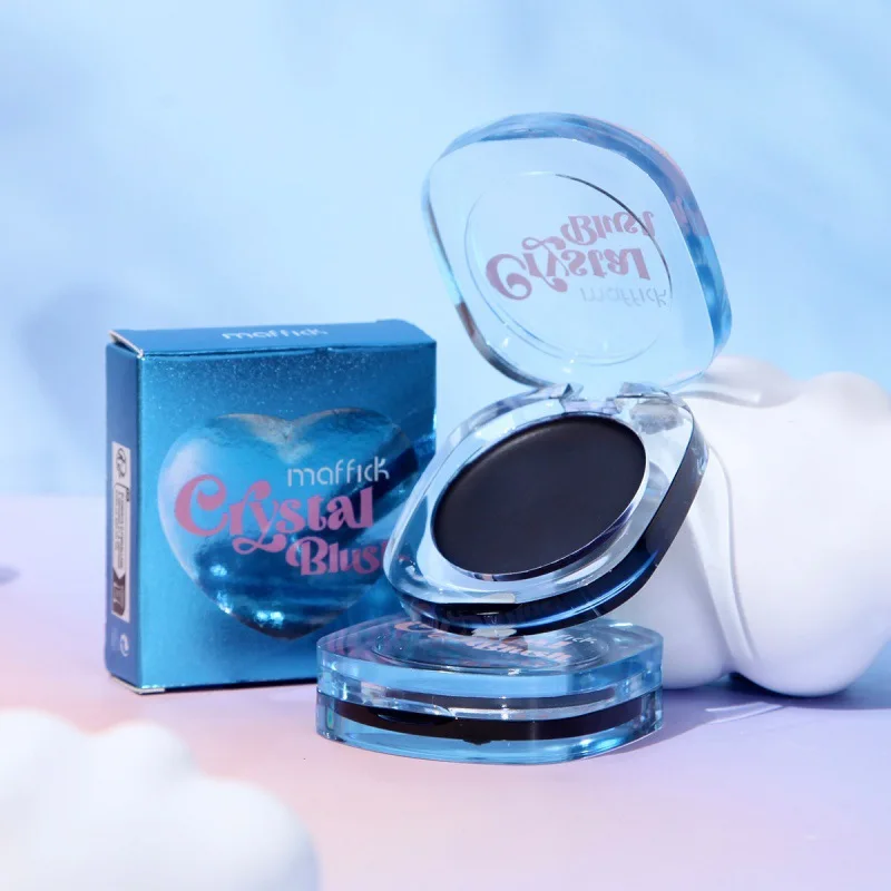 Muge Leen Jelly Clear Blush, Rubor Rosa Dewy que Ilumina la Piel, Sin Pliegues, Ligero, Natural, para Uso Diario, Maquillaje Natural para Contornear