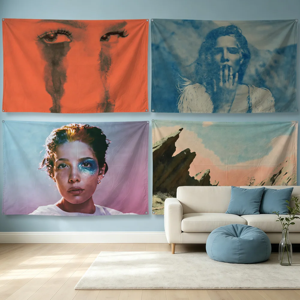 Singer H-Halsey Flag Polyester Banner Flags For Party Club Camping Outdoor Interior Wall Paper Decoration Banner Fans Gift