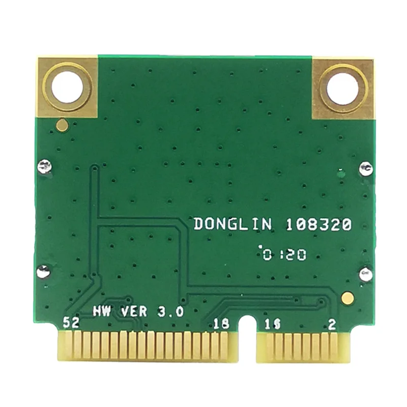 RTL8822CE 와이파이 카드 및 안테나 키트, 2.4G + 5Ghz 802.11AC 네트워크 미니 PCIe