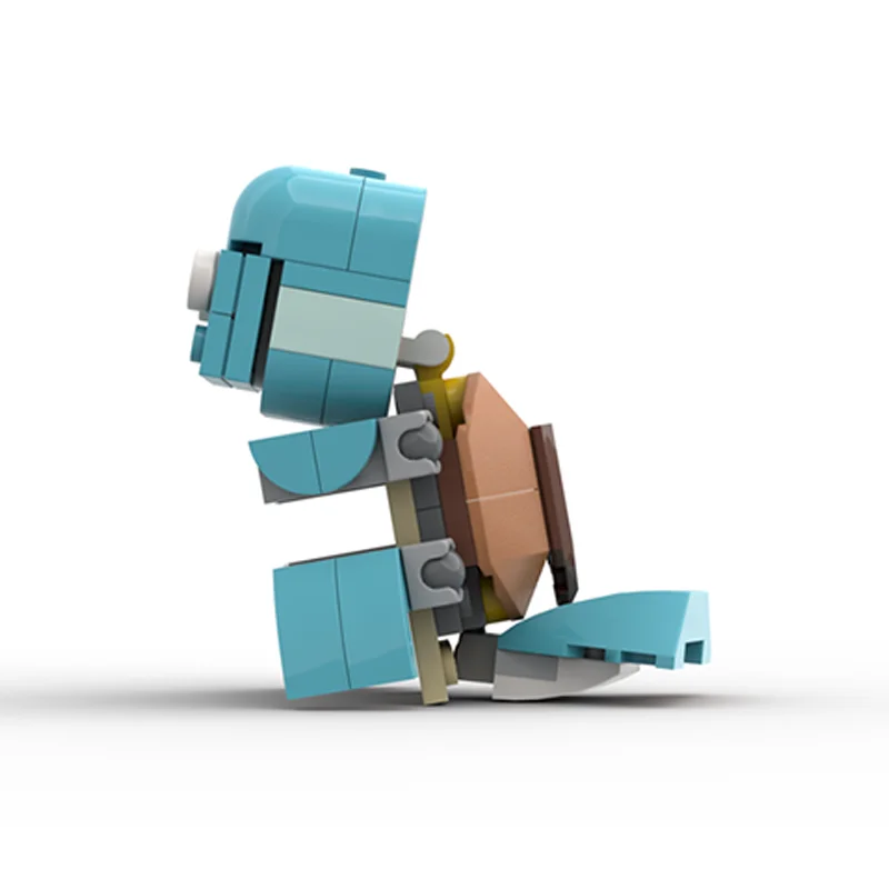 61pcs MOC Squirtle Creatored Model Building blocks Architecture Assemble Christmas gifts DIY creative Education toys Birthday